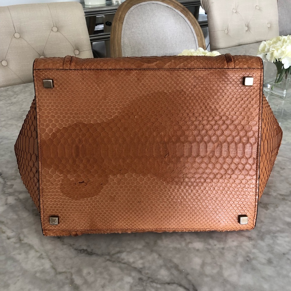 SOLD Celine Python Medium Phantom Luggage Bag Tote - Picture 9 of 11